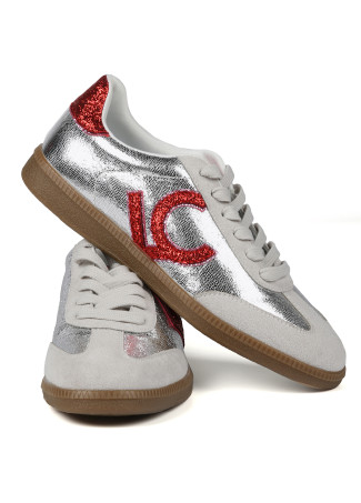 Deportiva metalizada y LC glitter