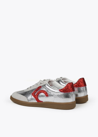 Sneakers metallizzate e LC glitter