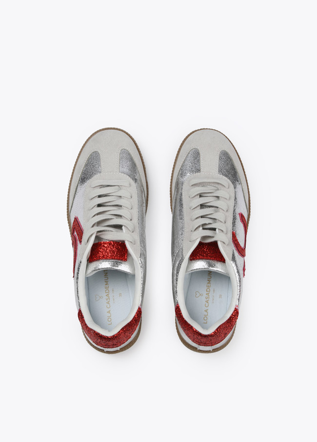 Sneaker metallisiert und LC-Glitzer