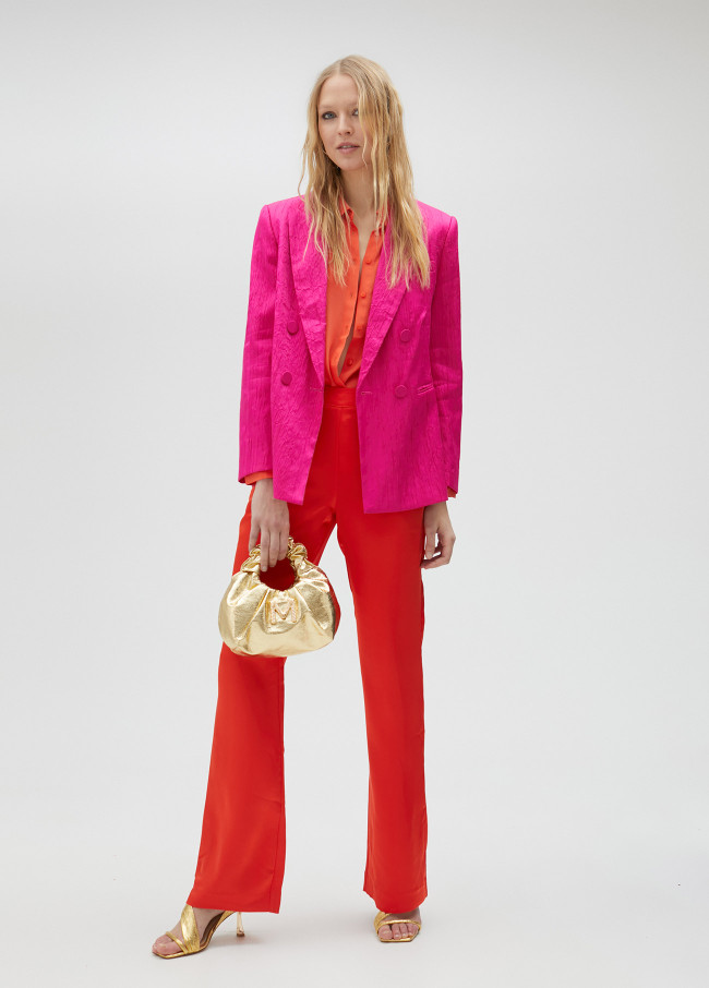 Rough textured blazer