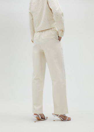 Pantalon détails strass