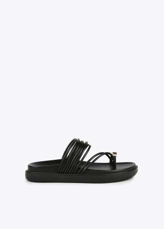 Sandalen mit abgerundeten Riemen