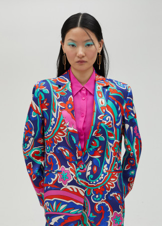 Blazer imprimé paisley