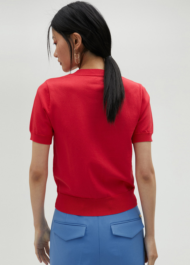 Cardigan com pedraria