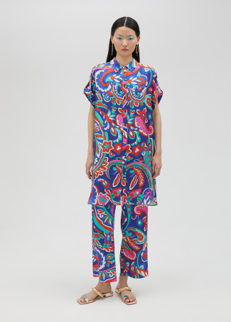 Chemisier imprimé paisley