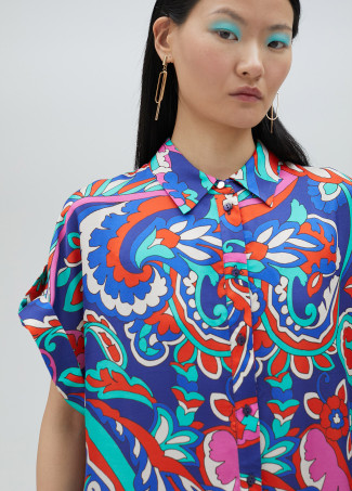 Bluse mit Paisleyprint