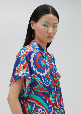 Bluse mit Paisleyprint