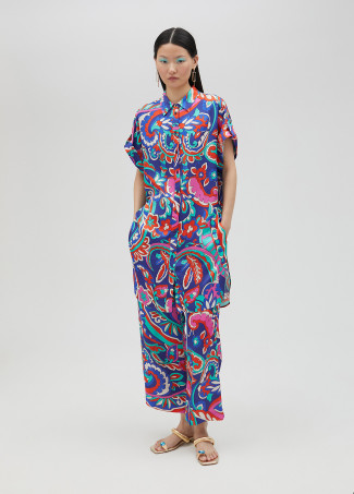 Chemisier imprimé paisley