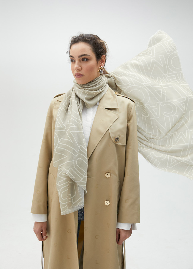 Foulard monogramme