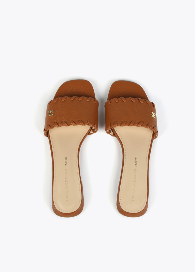 Sliders with braided detail