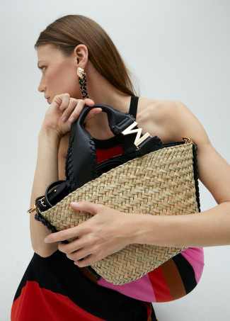 Borsa a cesta in palma