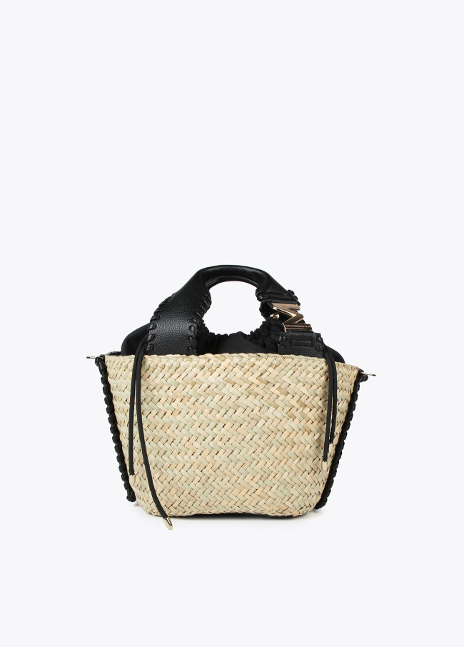 Palm leaf tote bag