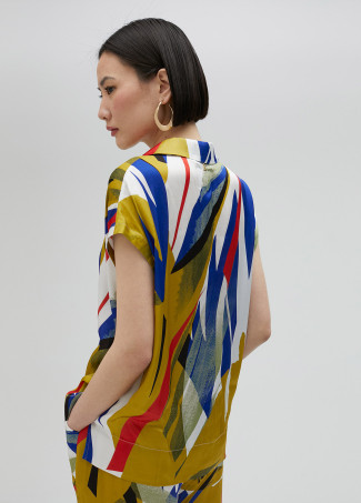 Tropical print shirt