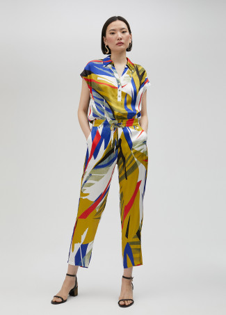 Camicia stampa tropicale