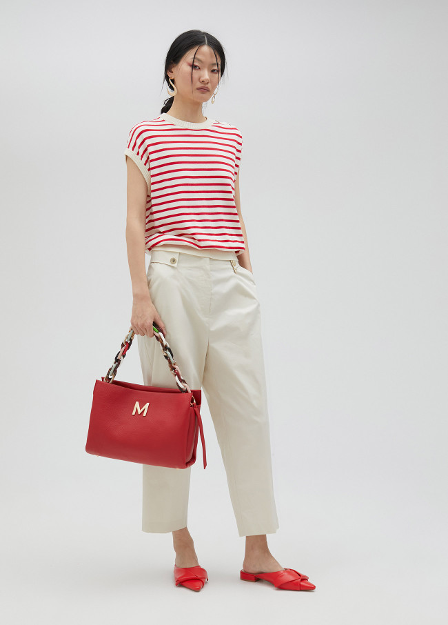 Pantaloni in tessuto sartoriale