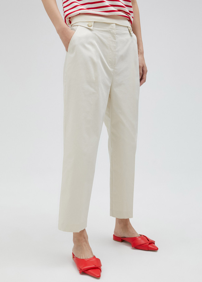 Pantaloni in tessuto sartoriale