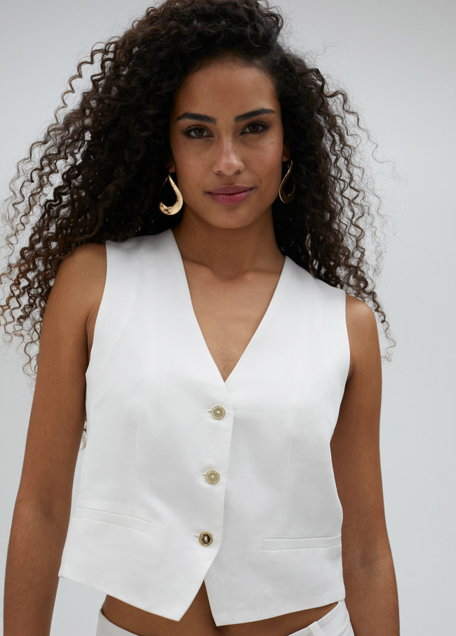 Gilet en lyocell