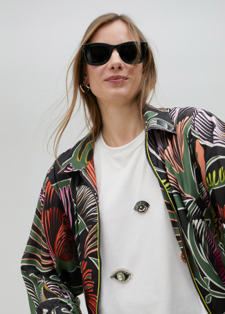 Blouson bomber imprimé