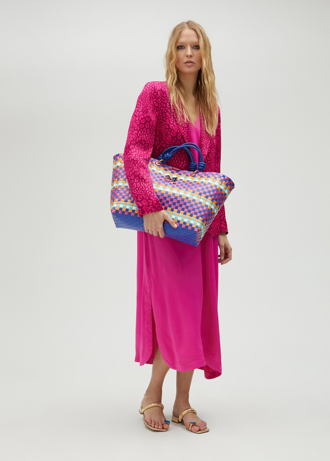 Vestido midi de tirantes