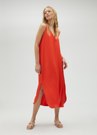 Midikleid mit Trägern