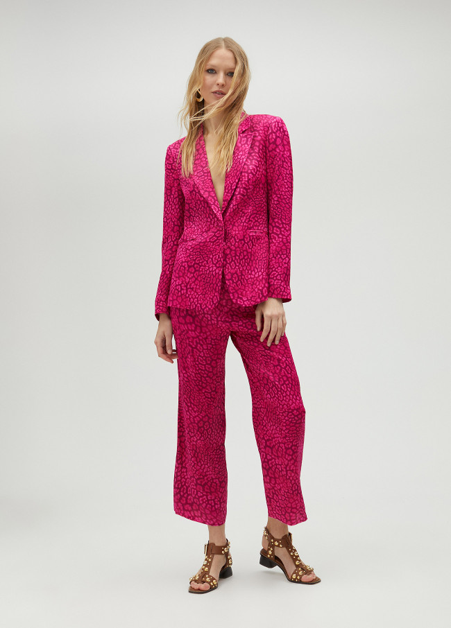 Blazer stampa animalier