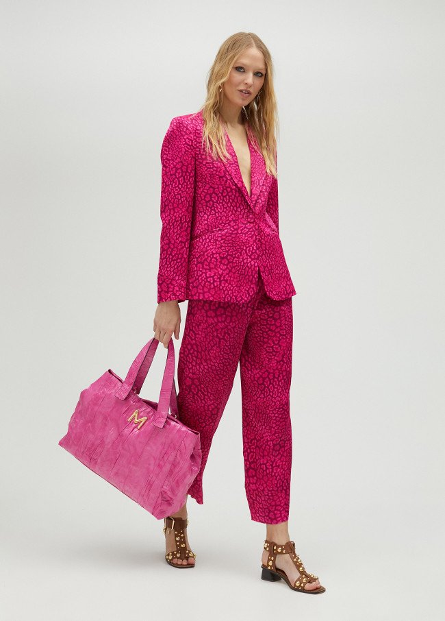 Blazer stampa animalier