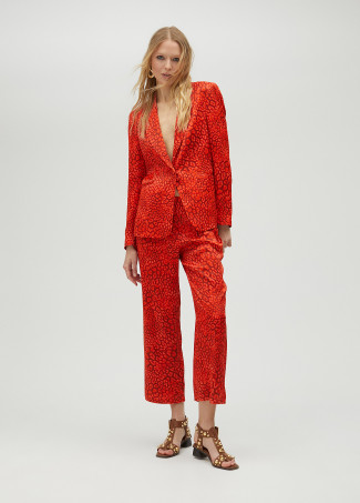 Blazer com animal print