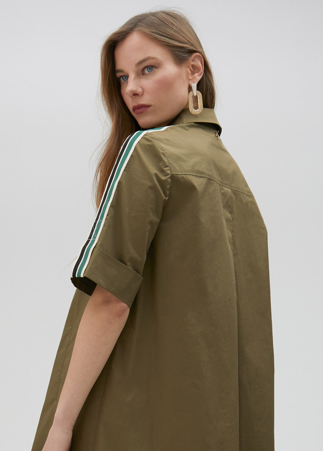 Vestido midi camisero