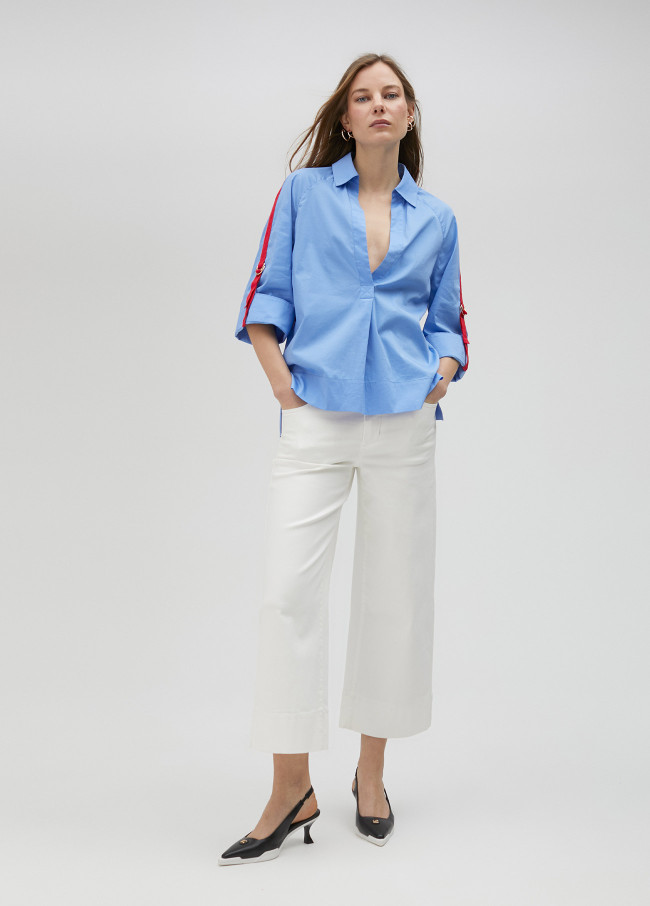 Camisa detalle rayas