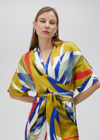 Robe courte imprimée