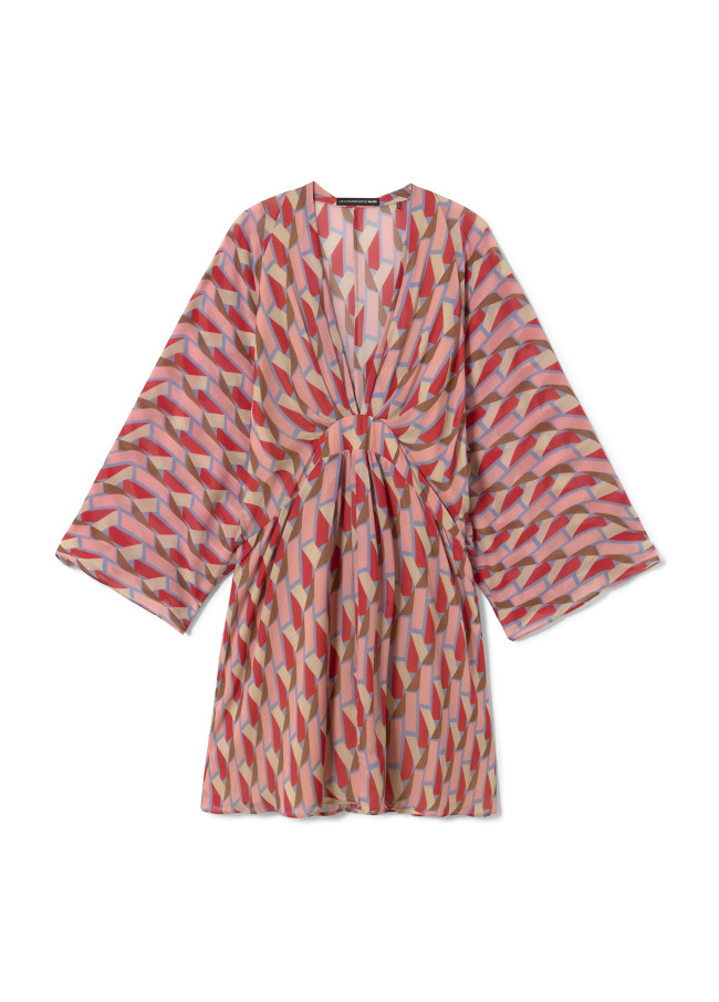 Kurzes, fließendes Kleid