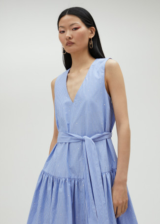 Robe courte avec strass