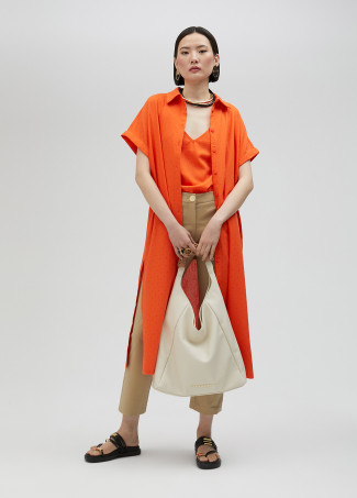 Top de alças com strass