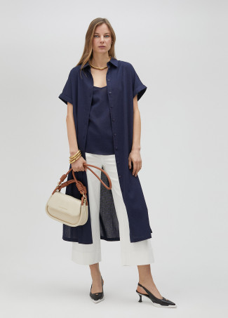 Strappy top with rhinestones