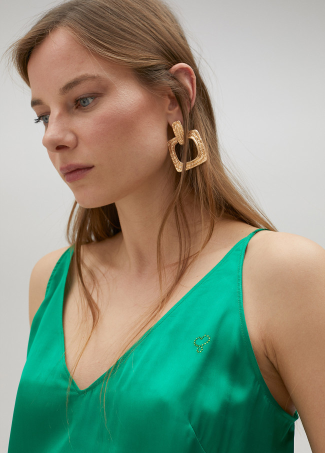 Satin top