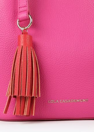 Sac bicolore avec pampille