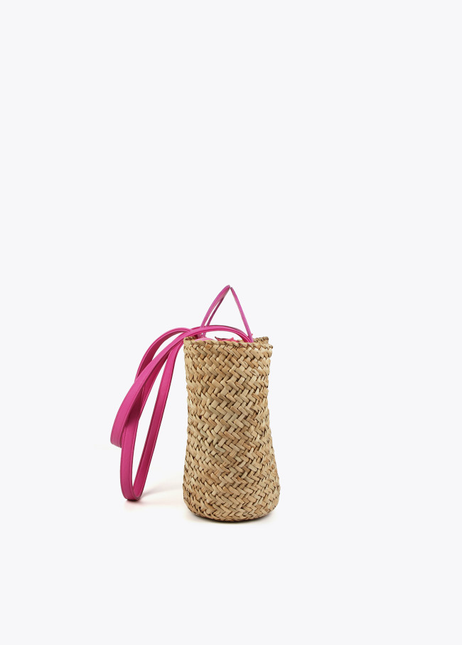 Borsa a cesta grande con borchie