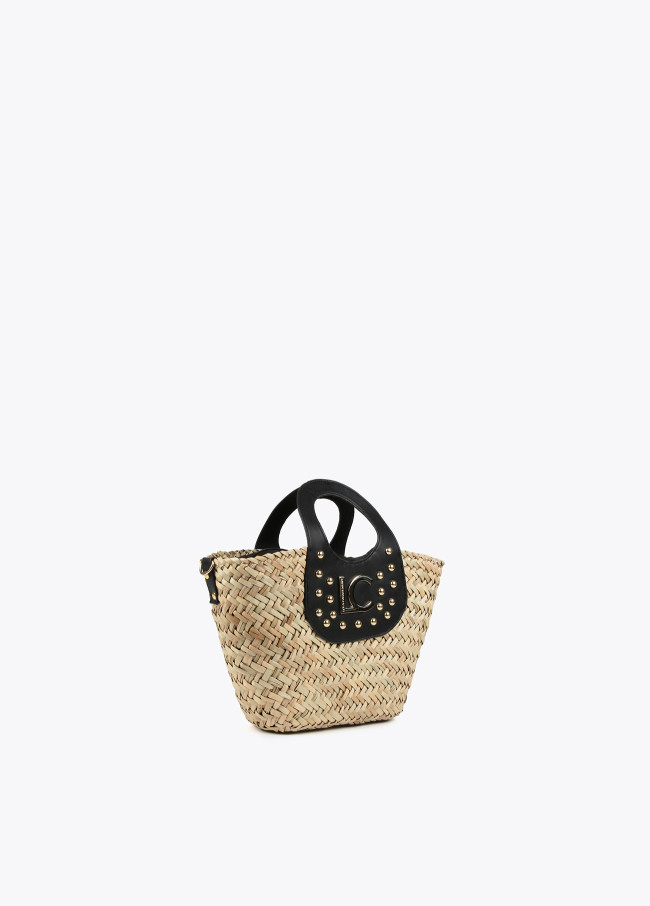 Small studded tote bag