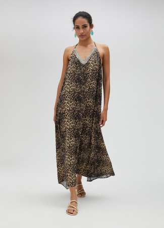 Kurta stampa animalier leopardo