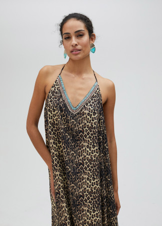 Kurta stampa animalier leopardo