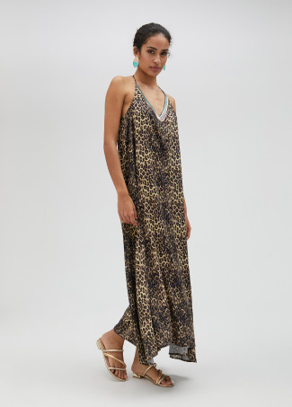 Kurta mit leopard-Animal-Print