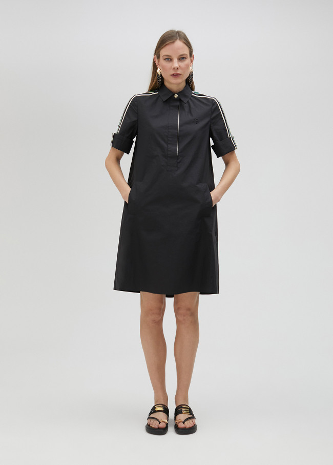 Midi shirt dress