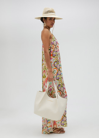 Long printed dress