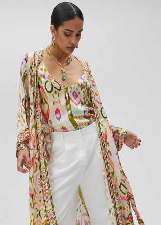 Kimono mit Kappenärmeln