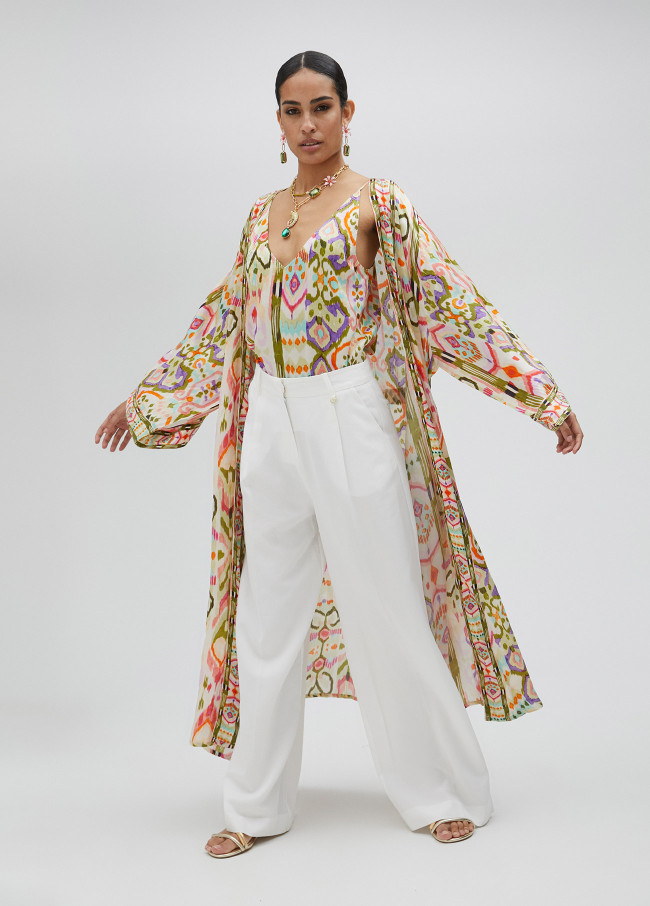Kimono mit Kappenärmeln
