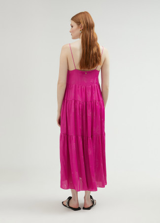 Ruffled strappy dress