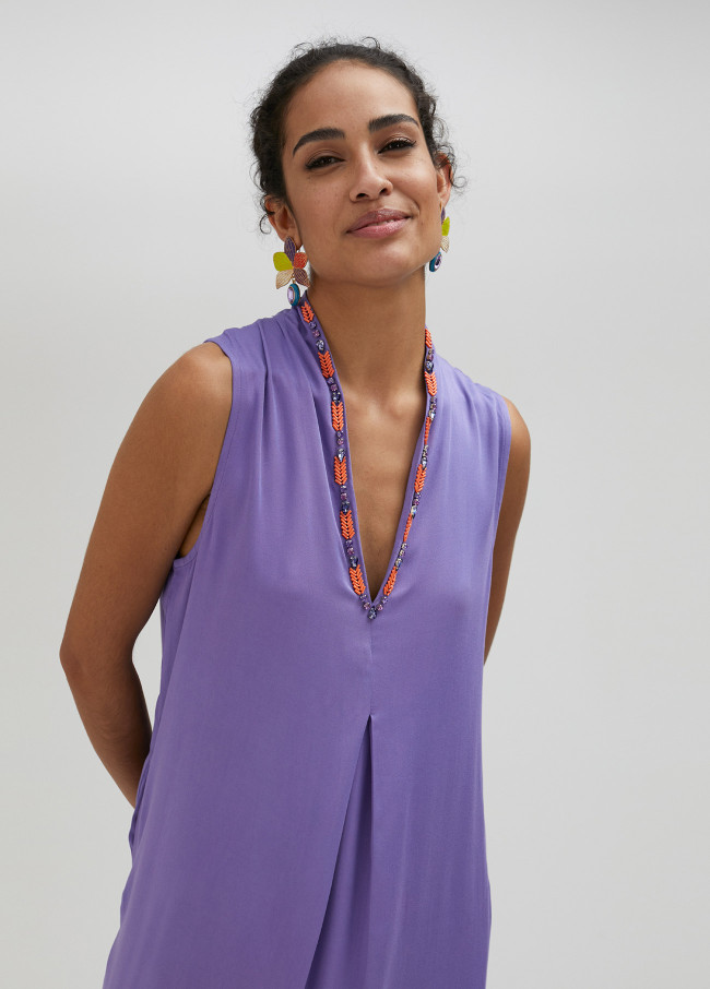 Vestido largo fluido