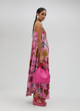 Vestido comprido estampado