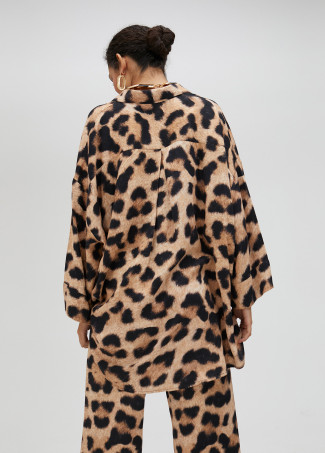 Maxi Camisa Leopardo