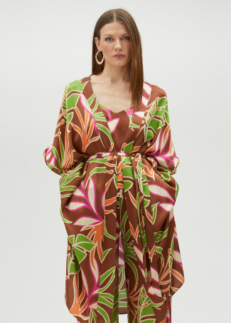 Giacca camicia con cintura